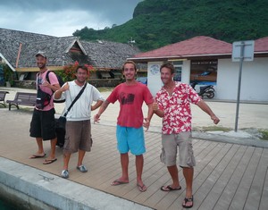 Départ de Max à Bora Bora